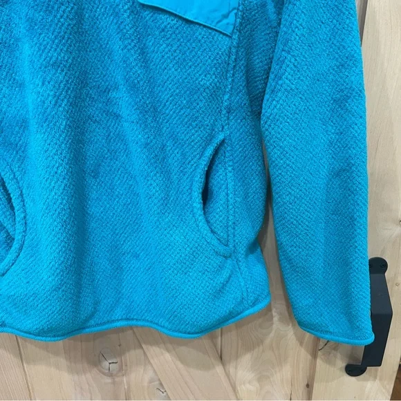 Patagonia Re Tool Snap T Fleece Pullover Teal Turquoise Size Medium - Picture 8 of 13